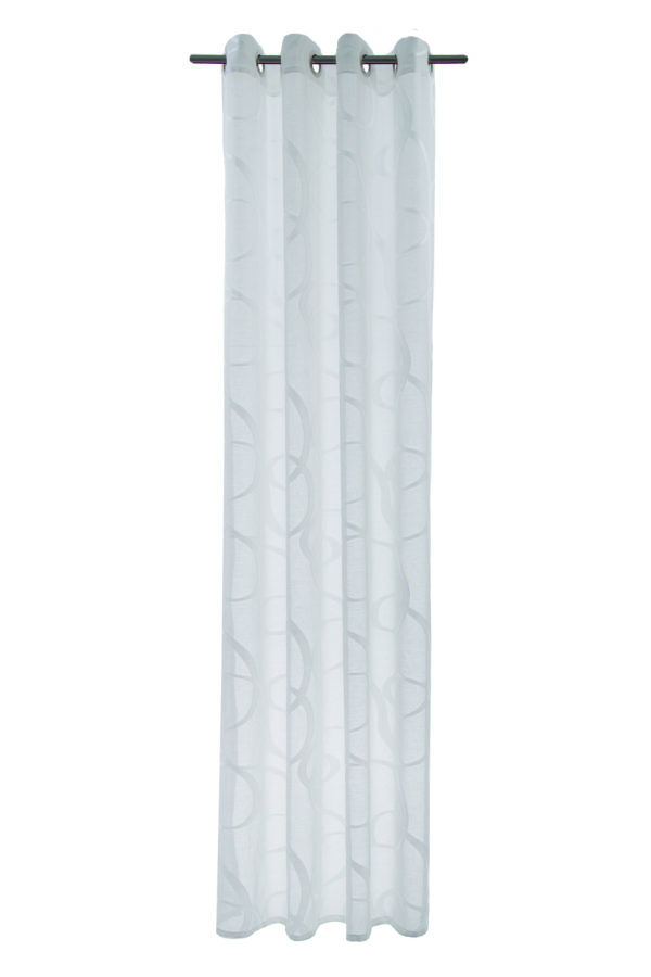 Gardine Seth weiß Kollektion Homing von Indes 100% Polyester 5043-05 – Bild 2