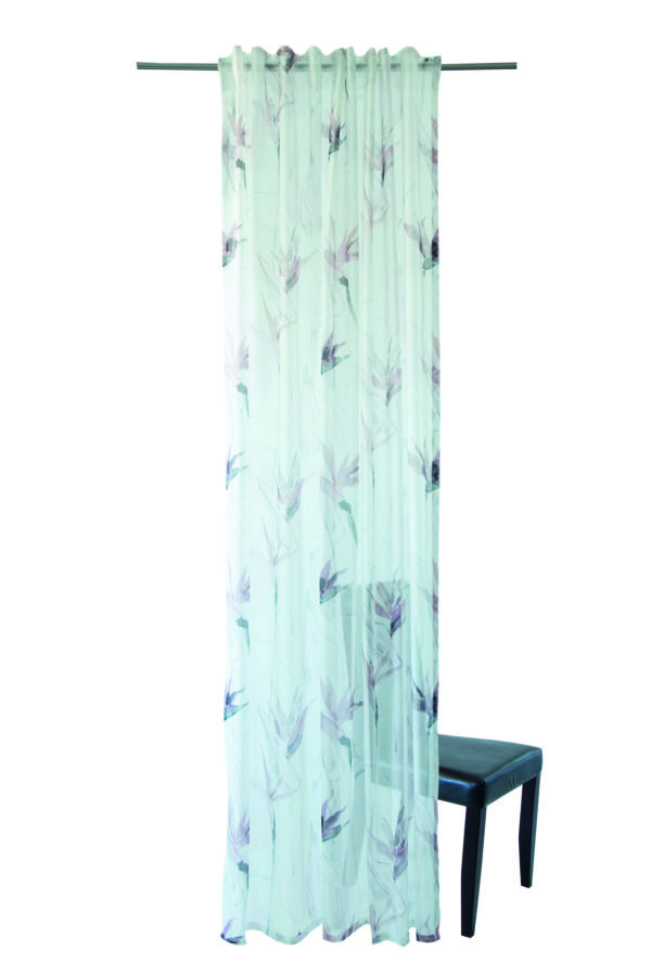 Gardine Lycka mauve Kollektion Homing von Indes 100% Polyester 5442-19