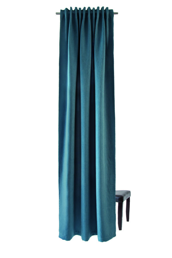 Gardine Galdin petrol Kollektion Homing von Indes 100% Polyester 5951-36