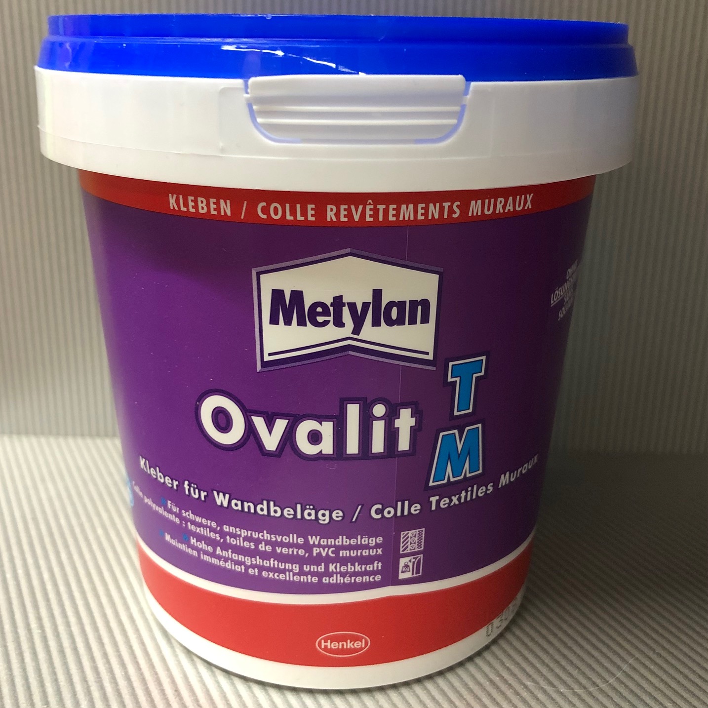 Metylan Ovalit TM Textile Wandbekleidung, Metalltapeten 750g