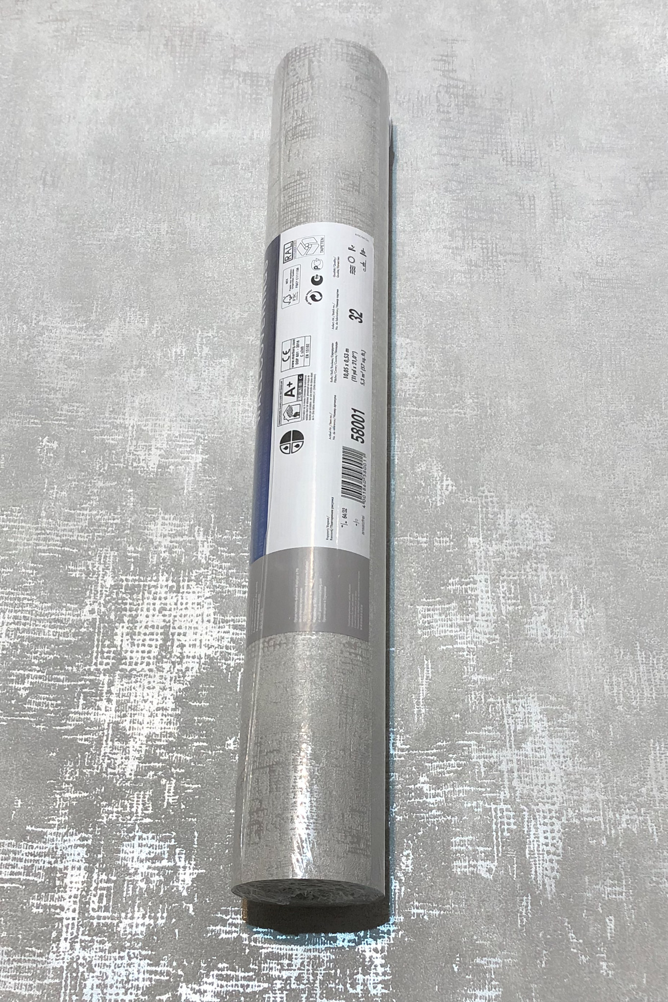 Tapete grau, Kollektion Nabucco von Marburg, 58001 – Bild 3