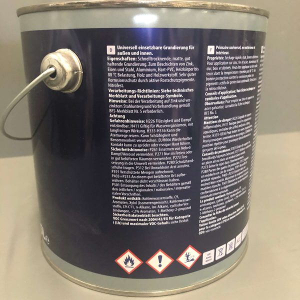 Allgrund CWS Wertlack - 2,5 Liter – Bild 2