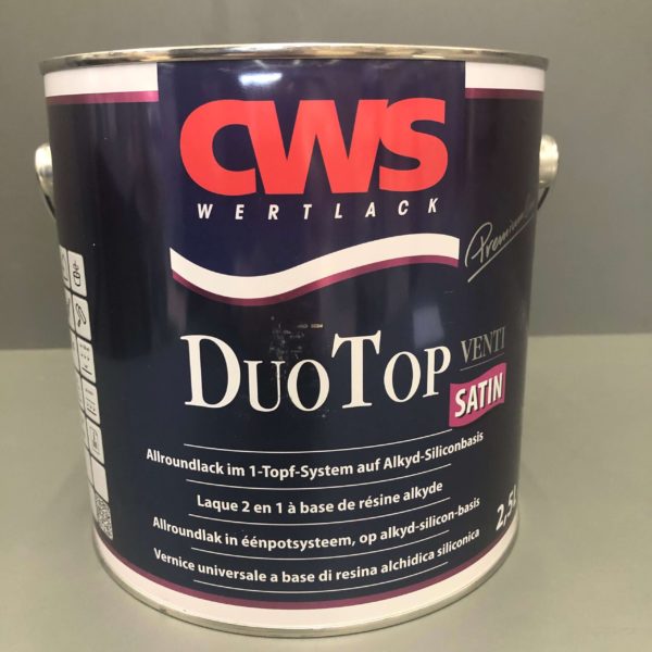 DuoTop CWS Wertlack - 2,5 Liter