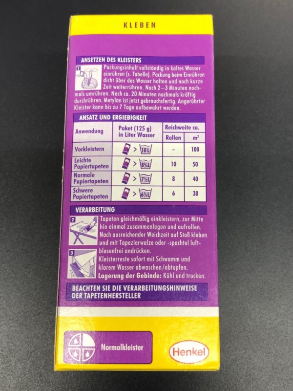 Metylan Normal Papiertapeten 125g – Bild 2