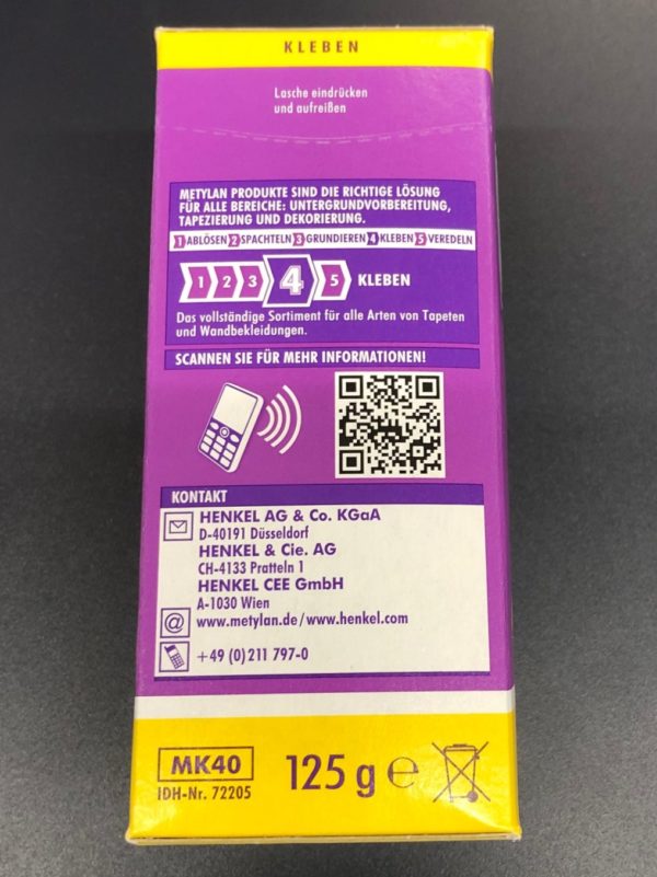 Metylan Normal Papiertapeten 125g – Bild 3