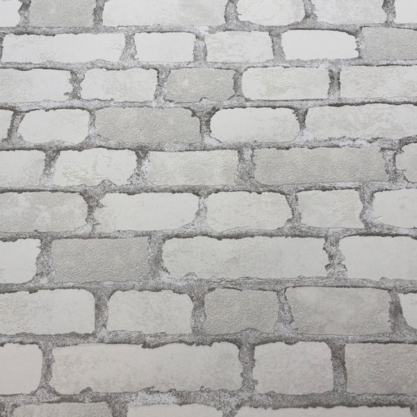 Tapete hellbeige grau, Kollektion Brique von Marburg, 58412