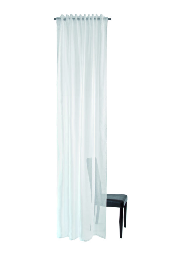 Gardine Lisa weiß Kollektion Homing von Indes 100% Polyester 5906-05