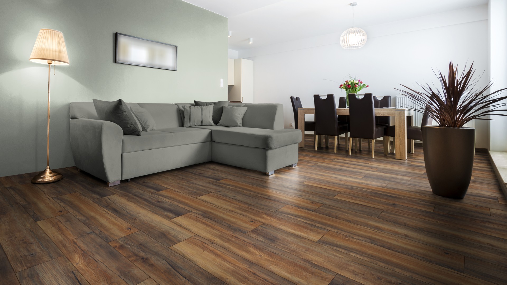 Laminat 18,99€/m² BoDomo Port Eiche nature – Bild 2