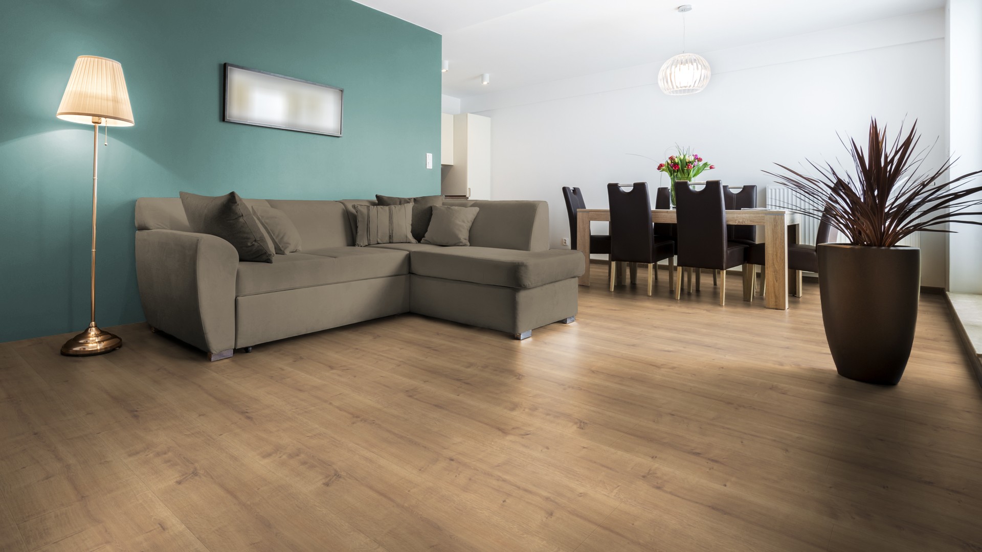 Laminat Premium 21,99€/m² BoDomo Schlossdiele natur – Bild 2
