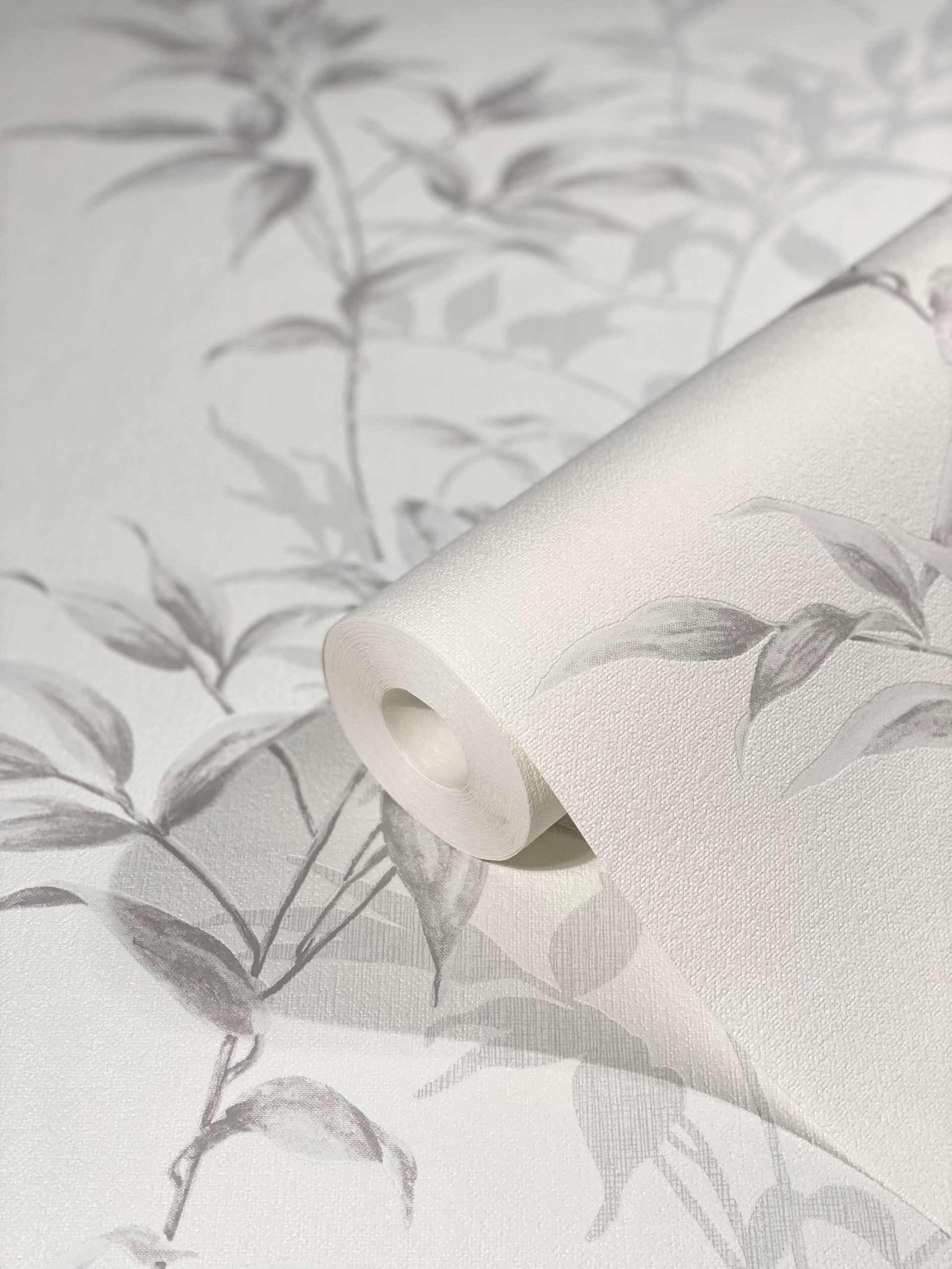 Tapete weiß, grau, Kollektion Hailey von Marburg, 82221 – Bild 3