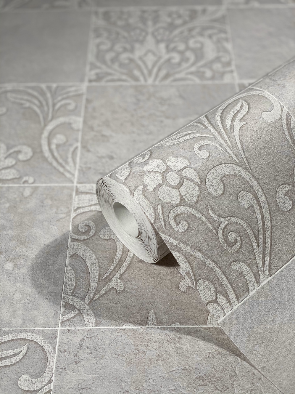 Tapete greige, Kollektion Hailey von Marburg, 82256 – Bild 3