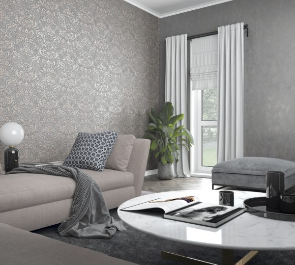 Tapete grau, Kollektion City Glam von Marburg, 32604 – Bild 3
