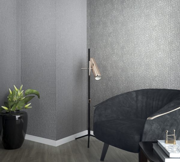 Tapete grau, Kollektion City Glam von Marburg, 32609 – Bild 3