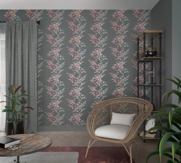 Tapete anthrazit, Kollektion Hailey von Marburg, 82224 – Bild 2