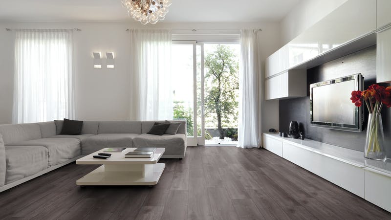Laminat 16,99€/m² BoDomo Exquisit Sheffield Eiche schwarz – Bild 2