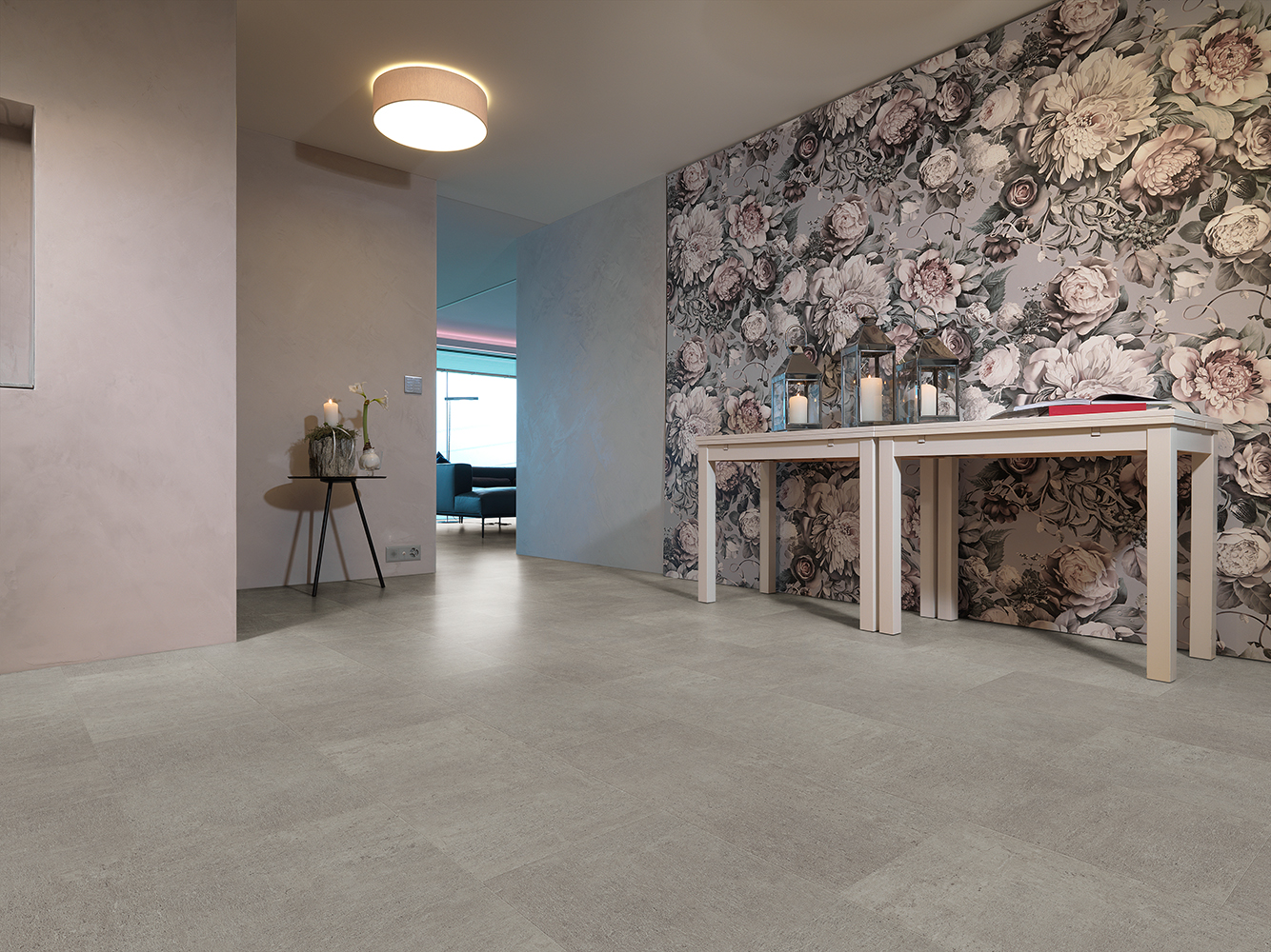 Vinyl 38.90€/m² Adoria Travertine grey – Bild 2