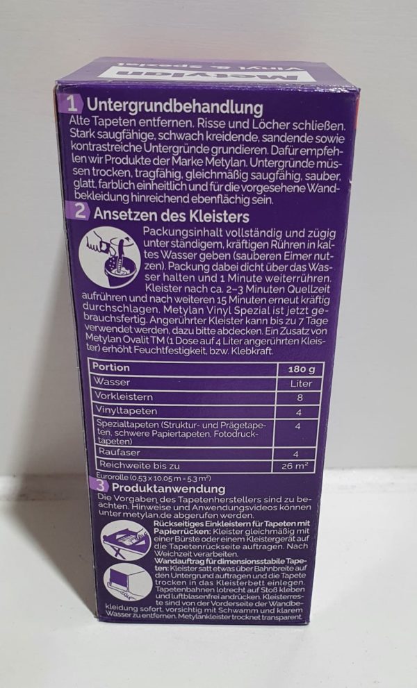 Metylan Vinyl & Spezial 180g – Bild 2