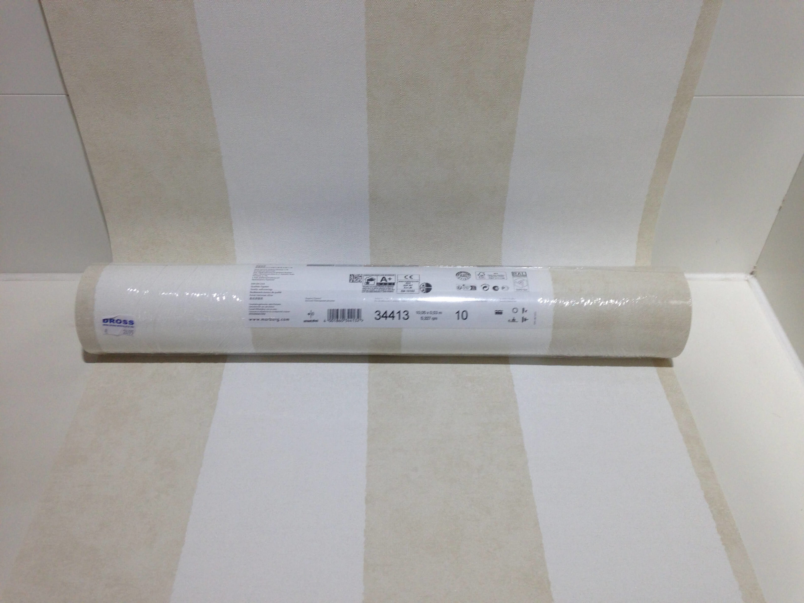 Tapete Streifen creme, weiß, Kollektion Shades von Marburg, 34413 – Bild 6