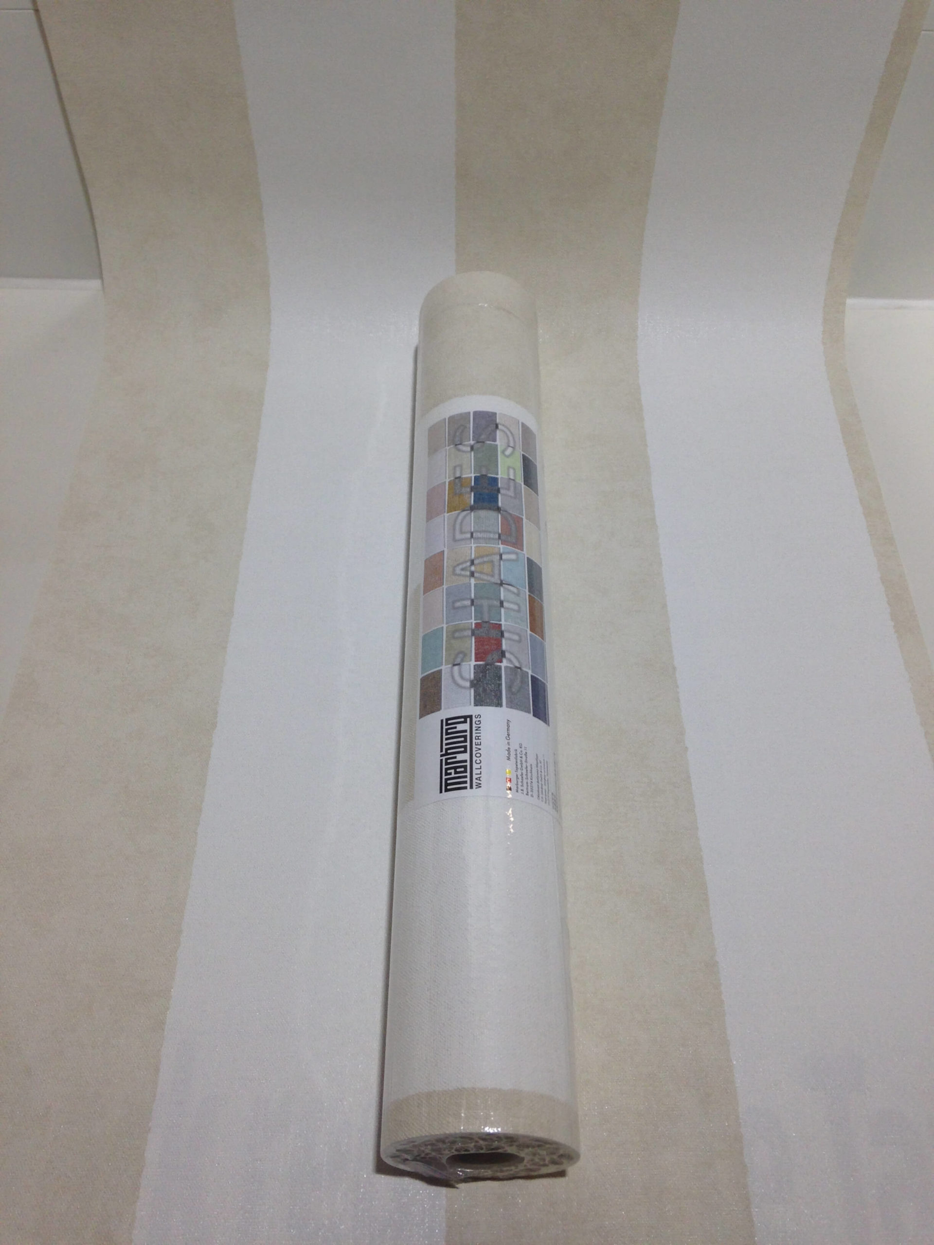 Tapete Streifen creme, weiß, Kollektion Shades von Marburg, 34413 – Bild 5