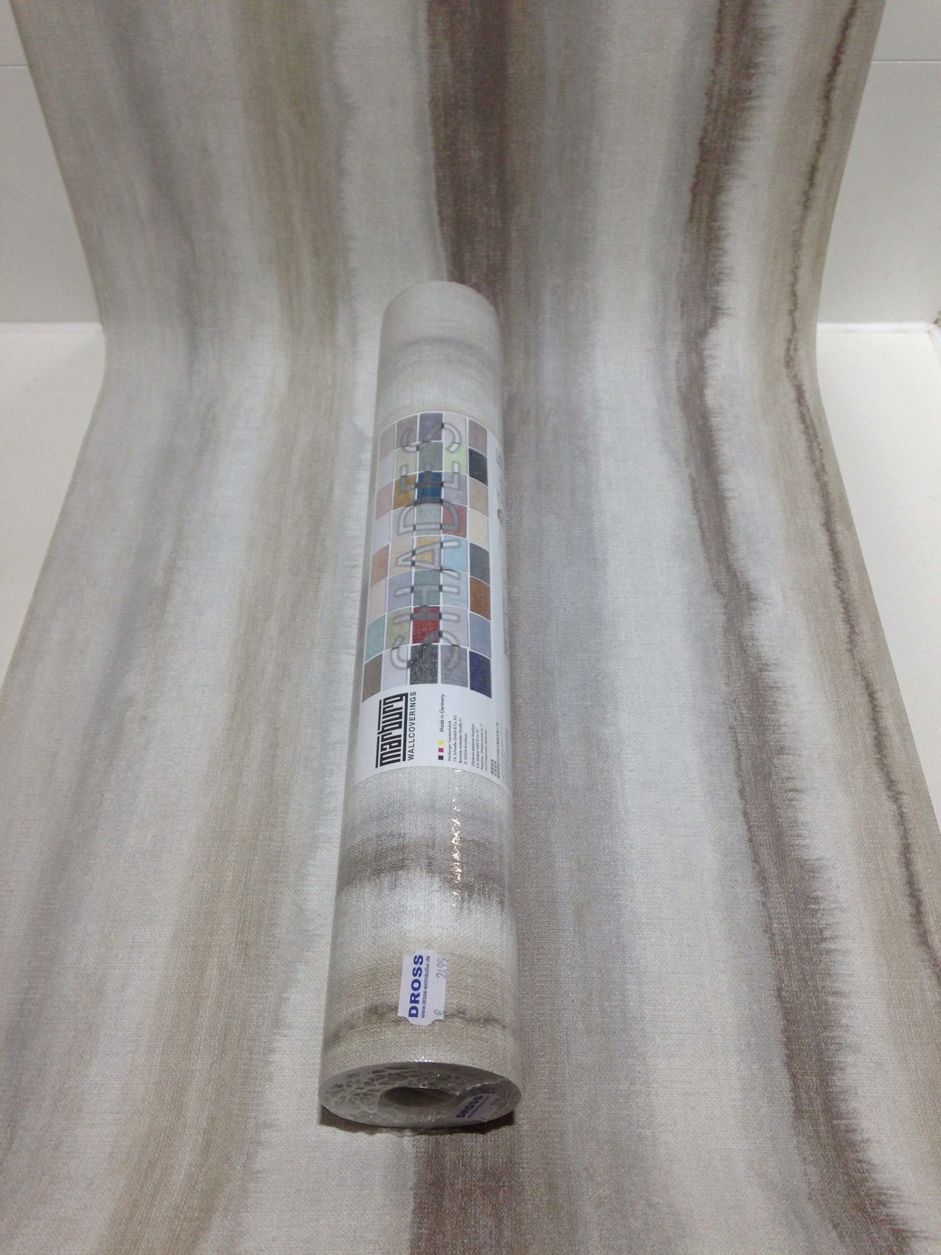 Tapete Streifen grau, braun, beige, Kollektion Shades von Marburg, 34427 – Bild 5