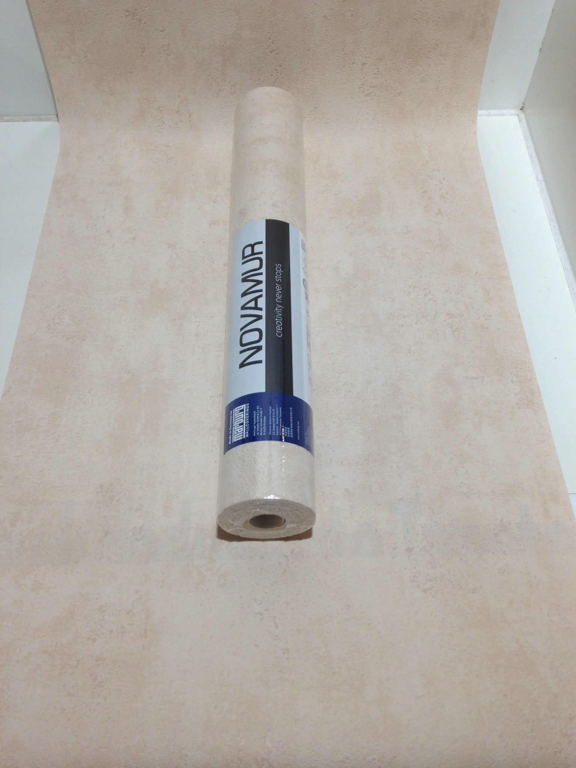 Tapete Putzstruktur Lachs, Kollektion Novamur von Marburg, 82398 – Bild 4