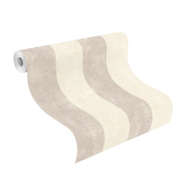 Tapete grau, creme, von Rasch, 608960 – Bild 2