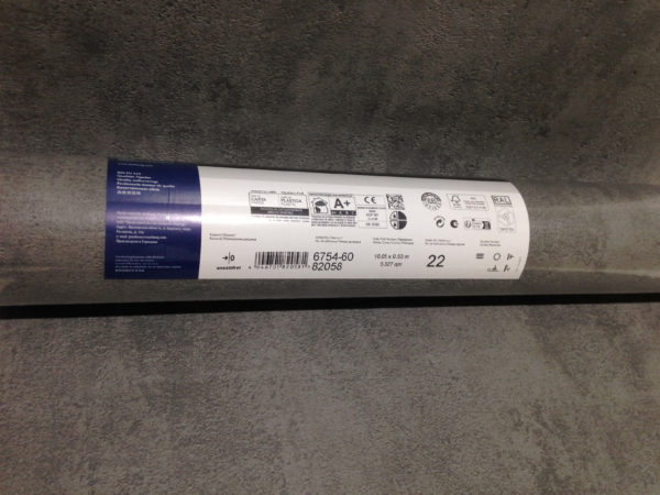 Tapete Betonoptik Anthrazit, Kollektion Novamur von Marburg, 82058 – Bild 8