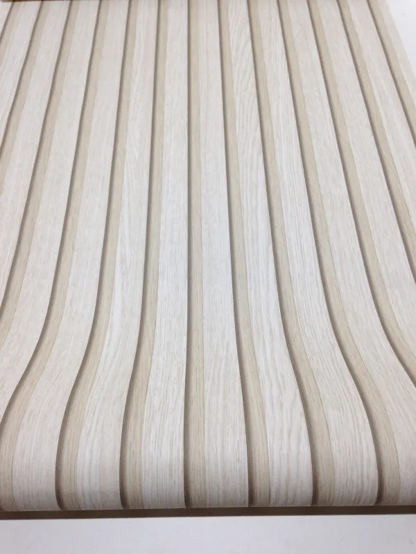 Tapete creme, beige 3D Holzoptik, Kollektion Botanica von Marburg, 33957 – Bild 3