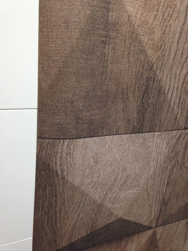 Tapete dunkelbraun, 3D Holzoptik, Kollektion Gute Zeiten Schlechte Zeiten von Marburg, 34852