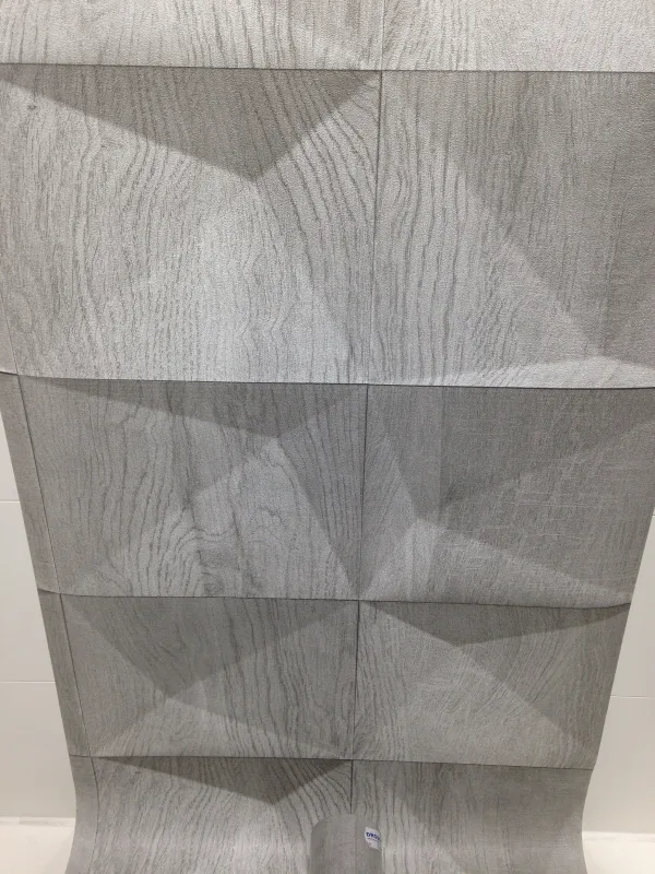Tapete grau, silber, 3D Holzoptik, Kollektion Gute Zeiten Schlechte Zeiten von Marburg, 34854