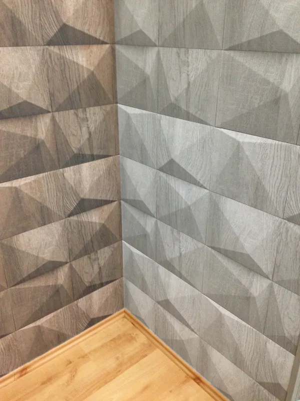 Tapete grau, silber, 3D Holzoptik, Kollektion Gute Zeiten Schlechte Zeiten von Marburg, 34854 – Bild 7