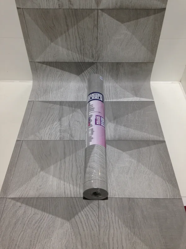 Tapete grau, silber, 3D Holzoptik, Kollektion Gute Zeiten Schlechte Zeiten von Marburg, 34854 – Bild 8