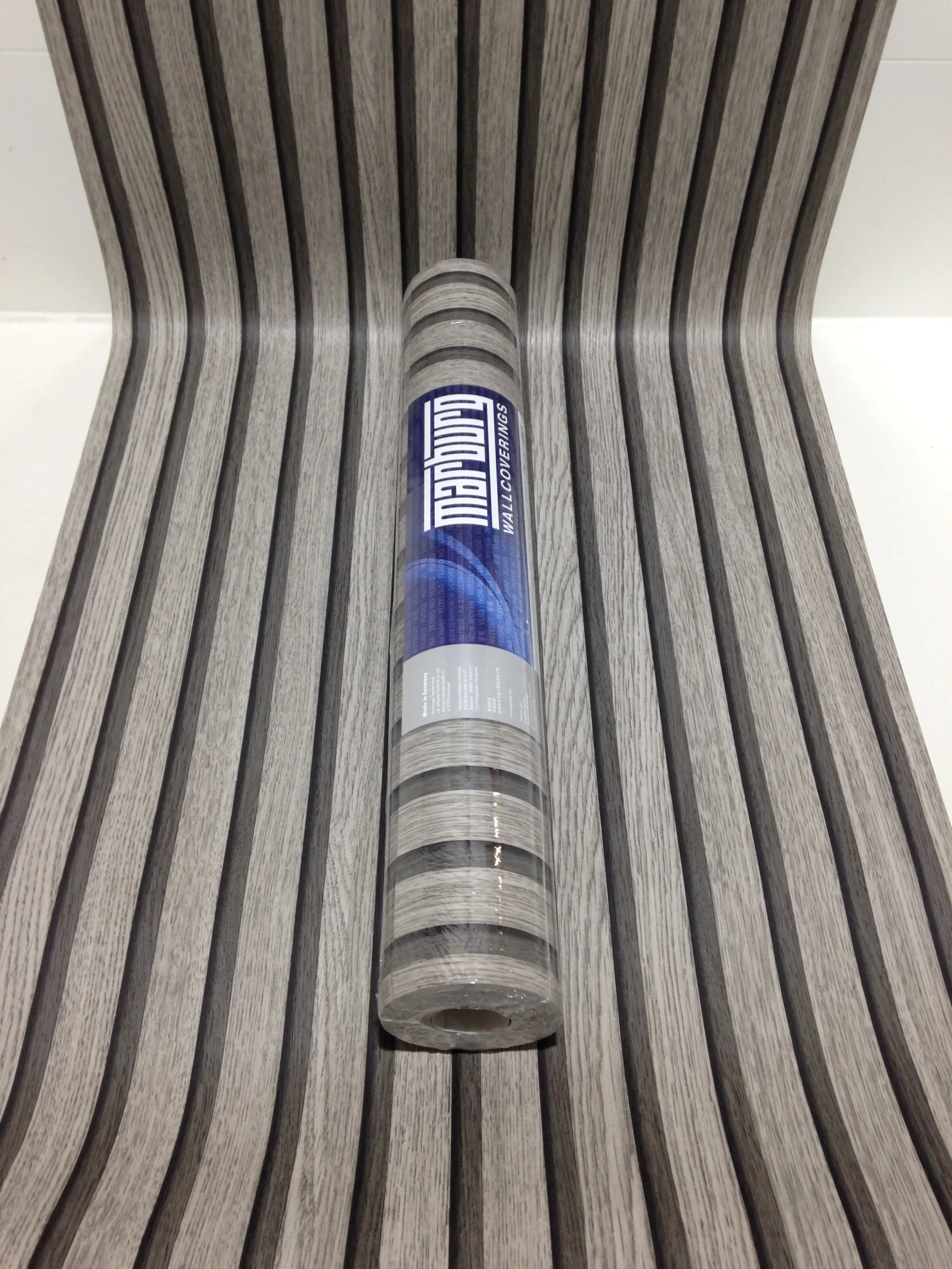 Tapete grau, 3D Holzoptik, Kollektion Botanica von Marburg, 33959 – Bild 5