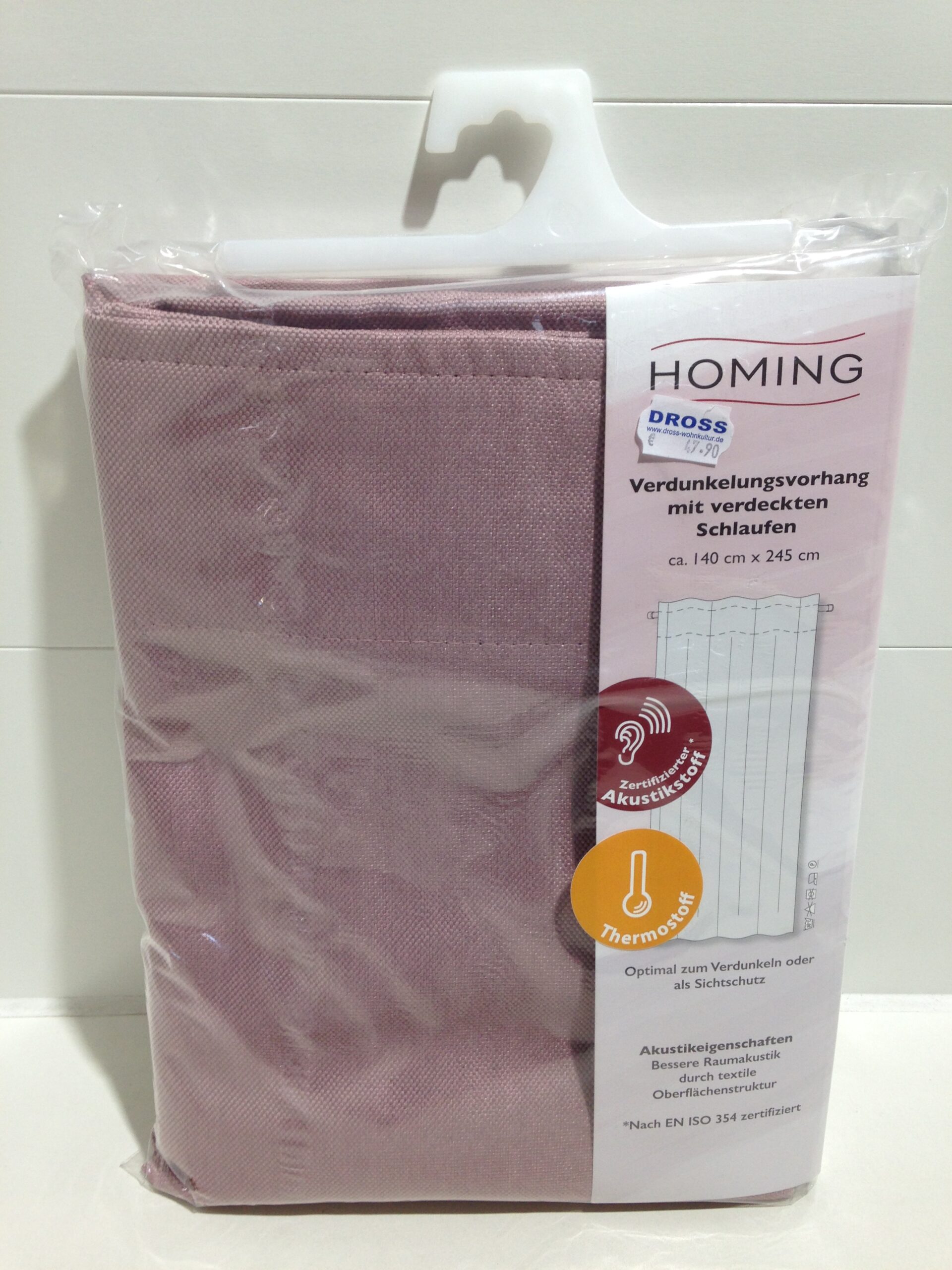 Gardine Galdin rose Kollektion Homing von Indes 100% Polyester 5951-74 – Bild 7