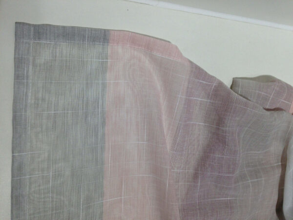Gardine mit verdeckten Schlaufen, rose, halbtransparent, Kadin, 5099-04 – Bild 6