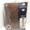 Gardine Ösenschal HANNAH, halb transparent Braun Beige, Kollektion Homing von Indes , 6720-11