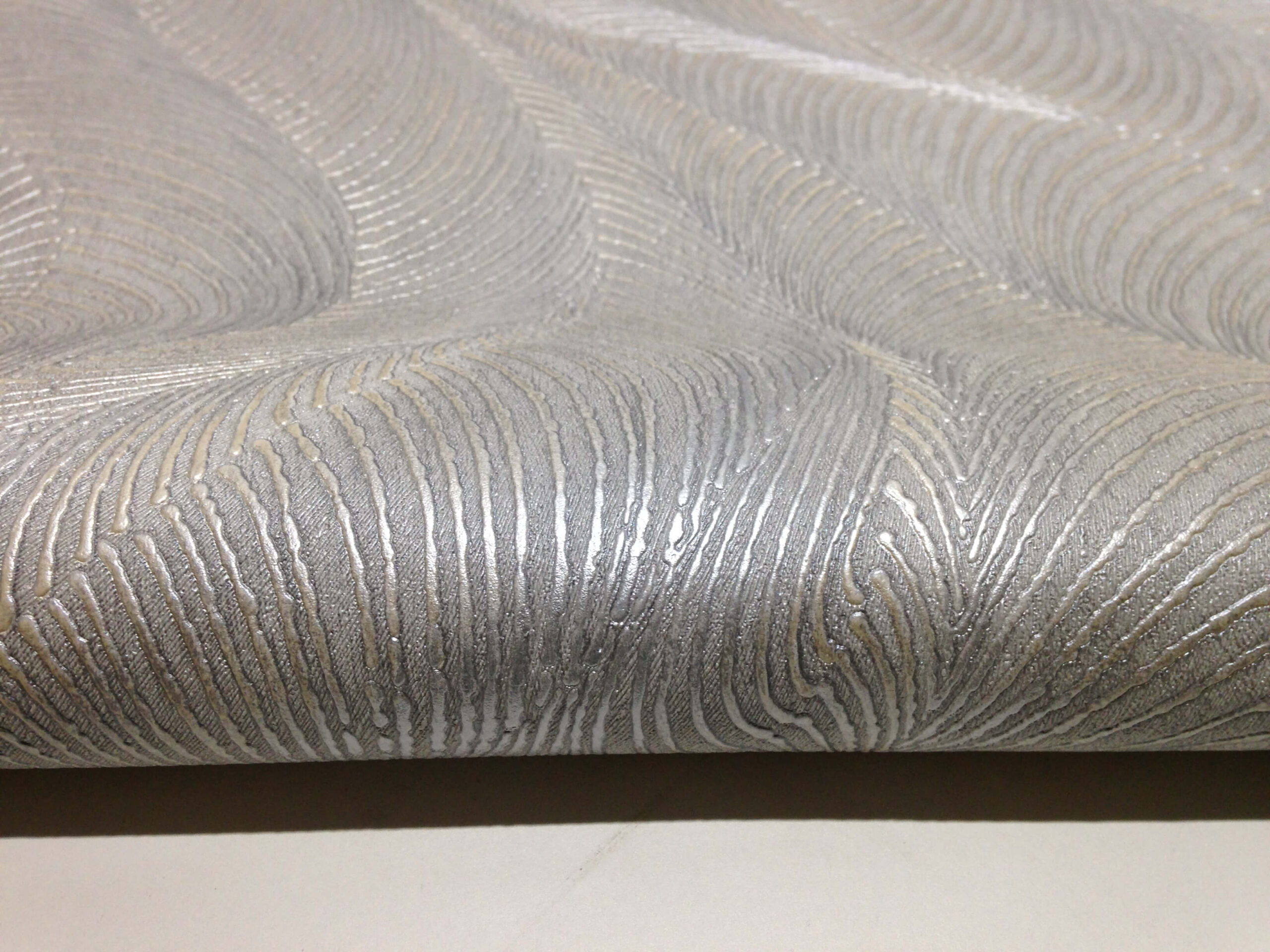 Tapete siber beige Blättermuster Kollektion Incanto von Rasch, 659634 – Bild 3