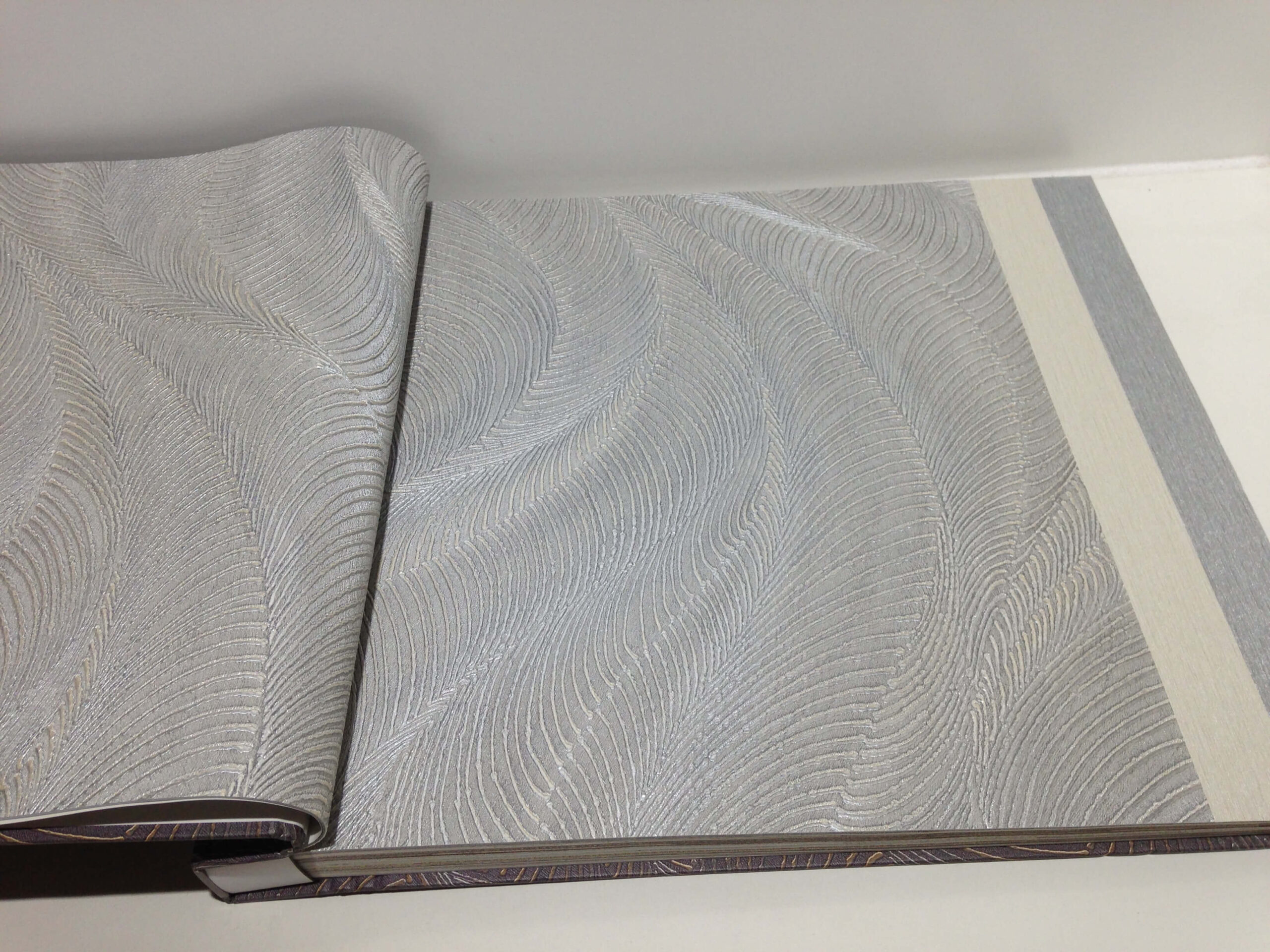 Tapete siber beige Blättermuster Kollektion Incanto von Rasch, 659634 – Bild 6