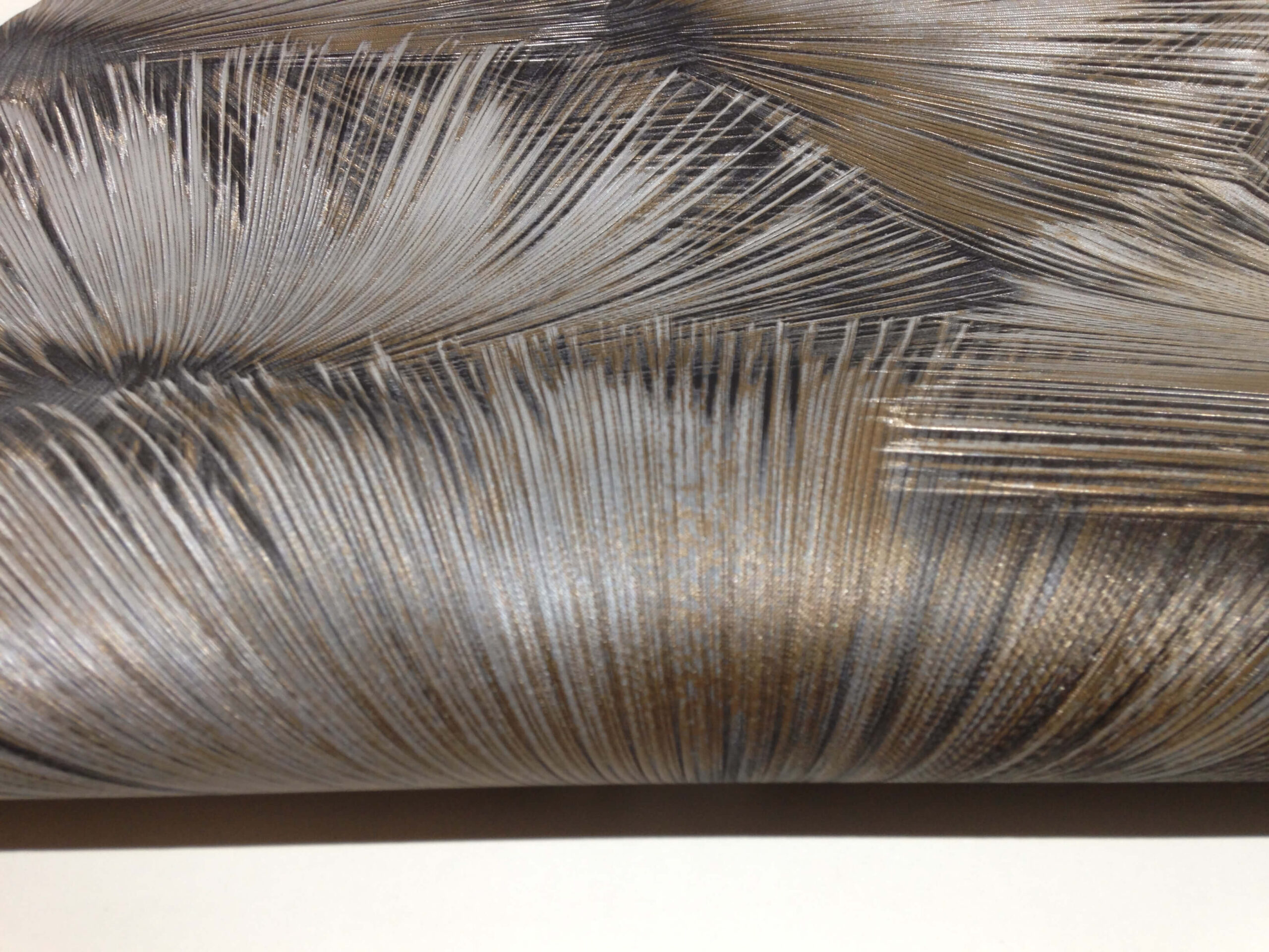 Tapete grau kupfer taupe metallic Muster Kollektion Incanto von Rasch, 659788 – Bild 2