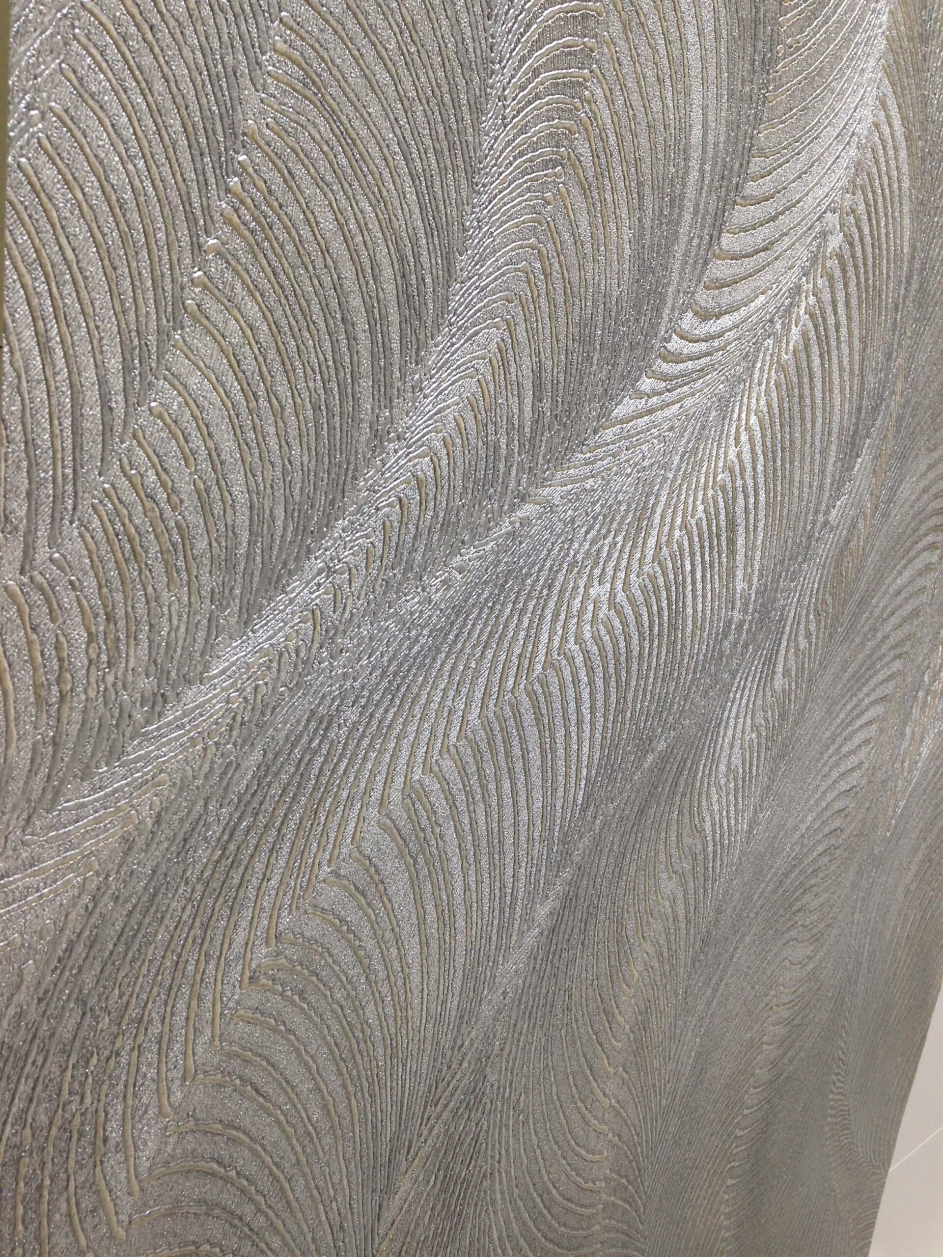 Tapete siber beige Blättermuster Kollektion Incanto von Rasch, 659634