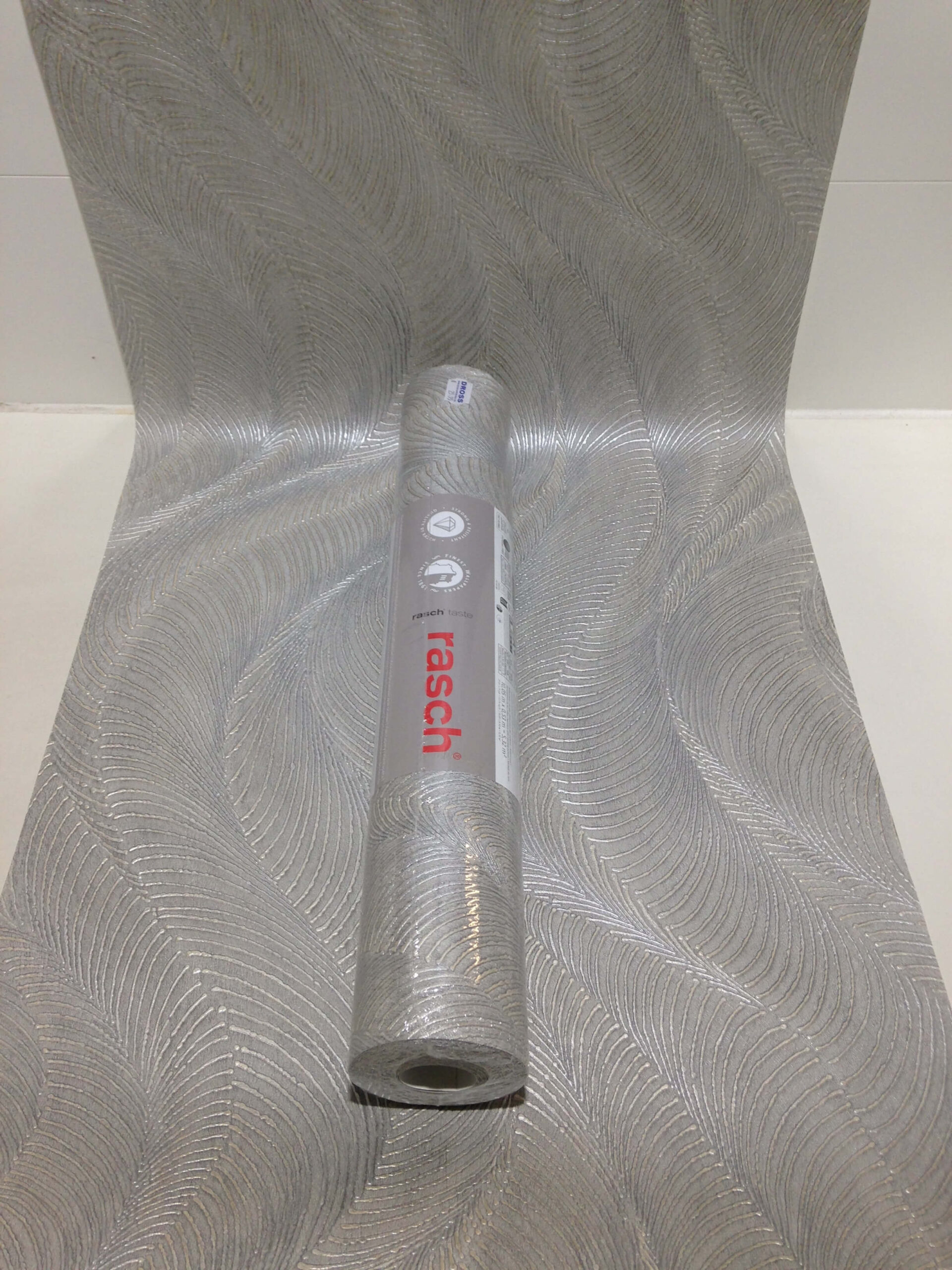 Tapete siber beige Blättermuster Kollektion Incanto von Rasch, 659634 – Bild 4