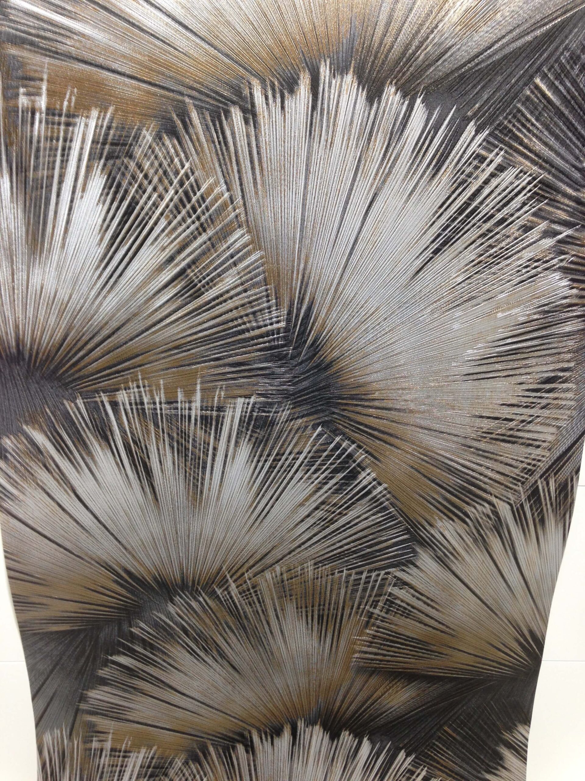 Tapete grau kupfer taupe metallic Muster Kollektion Incanto von Rasch, 659788