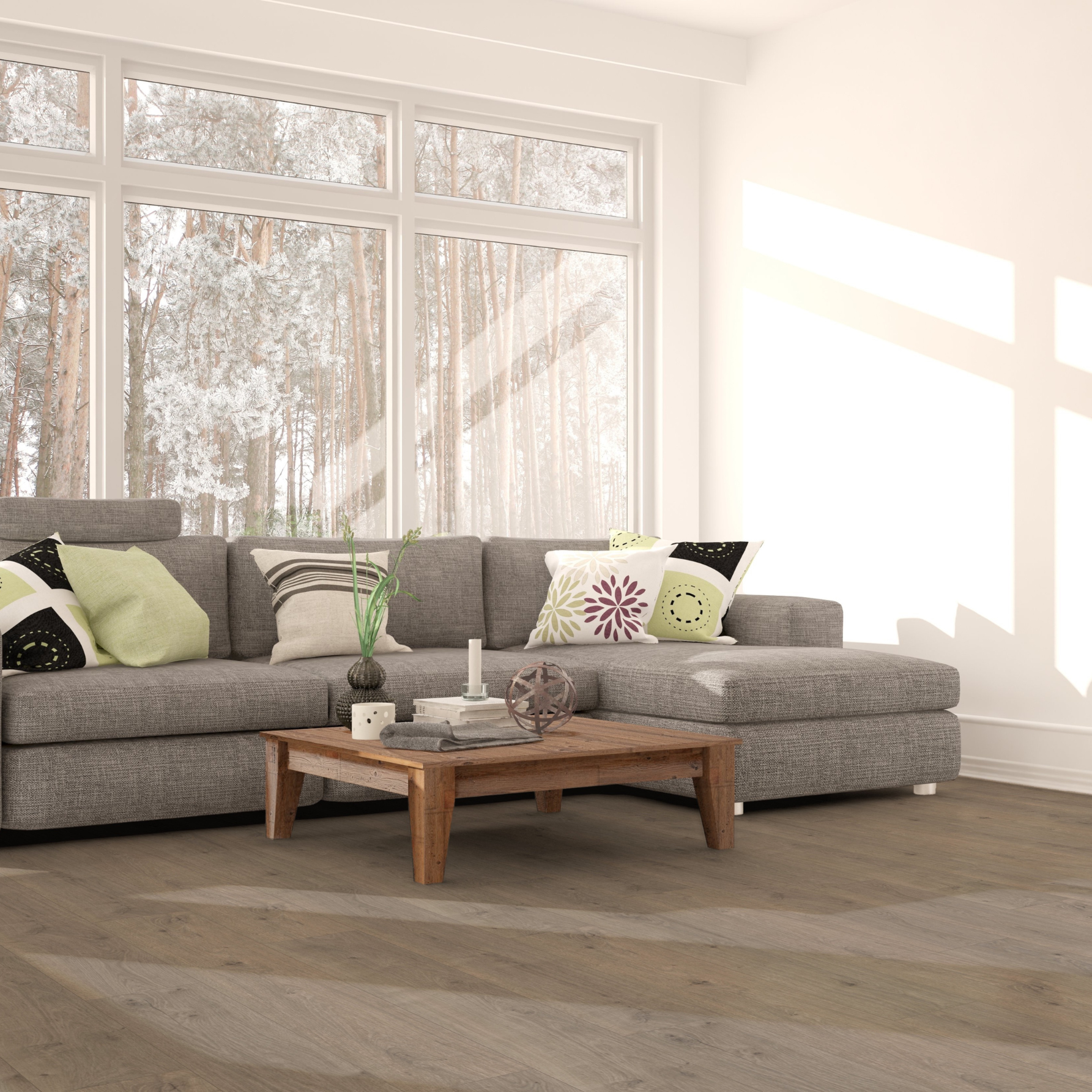 Laminat 15,99€/m² BoDomo Tajo Eiche Grau – Bild 2